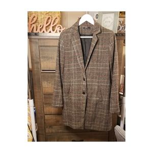 Shein Houndstooth Coat